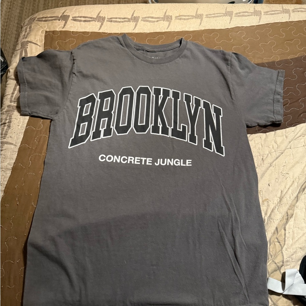 Pacsun Gray Brooklyn T-Shirt